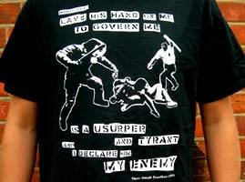 Revolting Mass / MAS - Anti-Police Brutality T-shirt